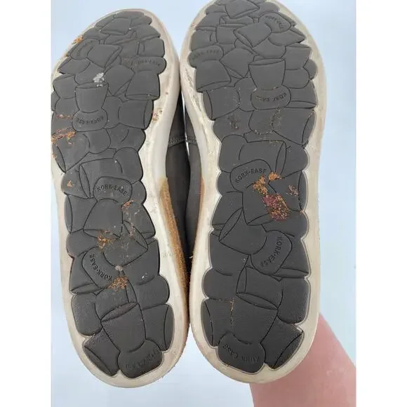 Kork-Ease Peyton women 7.5 Gray Slip On leather Comfort loafer Shoes - Picture 6 of 7